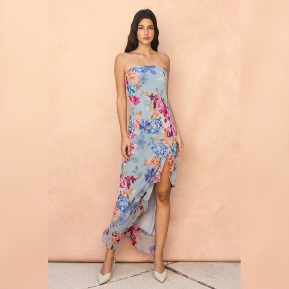 COMING SOON DROPS OF JUPITER FLORAL MAXI DRESS - Picture 1 of 2